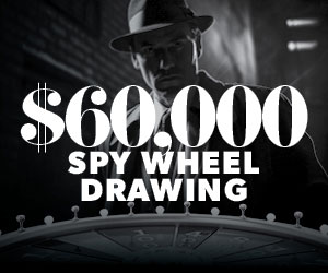 $60,000 Spy Wheel Drawing