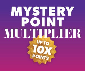 Mystery Point Multiplier - Up To 10X Points