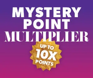 Mystery Point Multiplier - Up To 10X Points