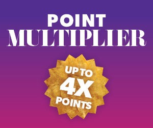 Point Multiplier - Up To 4X Points