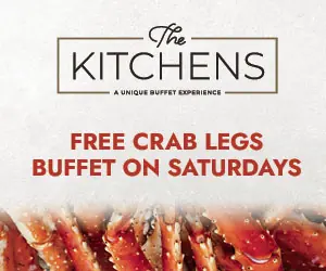 The Kitchens Free Crab Legs Buffet on Saturdays