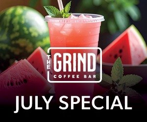 The Grind Coffee Bar July Special