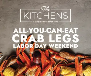 The Kitchens All-You-Can-Eat Crab Legs Labor Day Weekend