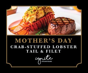 Mother's Day Crab-Stuffed Lobster Tail & Filet
