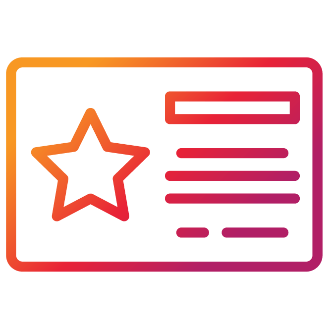 Enrollment form icon