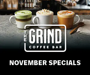 The Grind Coffee Bar November Specials
